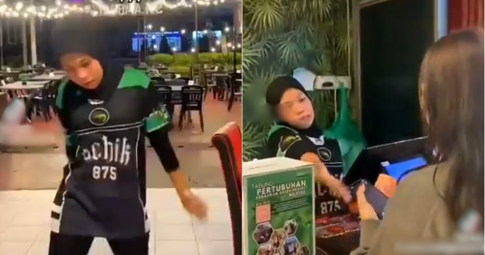 kasir restoran bergaya ala penyandang disabilitas dikecam