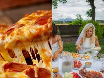 Kehabisan Makanan saat Kondangan, Pria Ini Pesan Pizza Sendiri