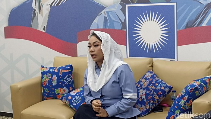 Ketua DPP PAN yang juga Wakil Ketua DPRD DKI, Zita Anjani (Tiara Aliya/detikcom)