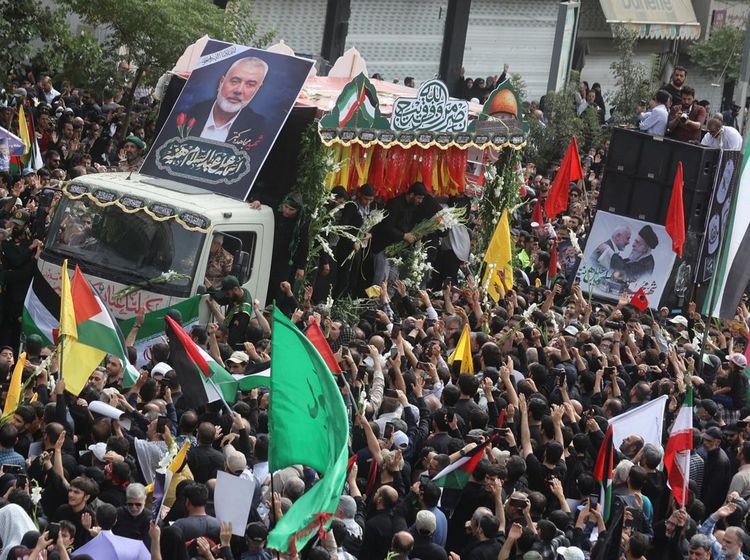 Lautan Manusia Iringi Pemakaman Pemimpin Hamas Ismail Haniyeh