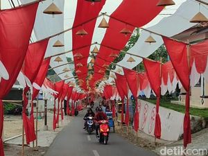 Lorong Merah Putih di Tasikmayala, Sambut HUT RI