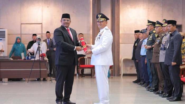 Pelantikan Budi Utama sebagai Pj Walkot Pangkalpinang.