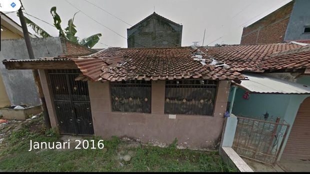 Penampakan rumah ibu dan anak yang jasadnya sudah menjadi kerangka di Tanimulya, Ngamprah, Kabupaten Bandung Barat
