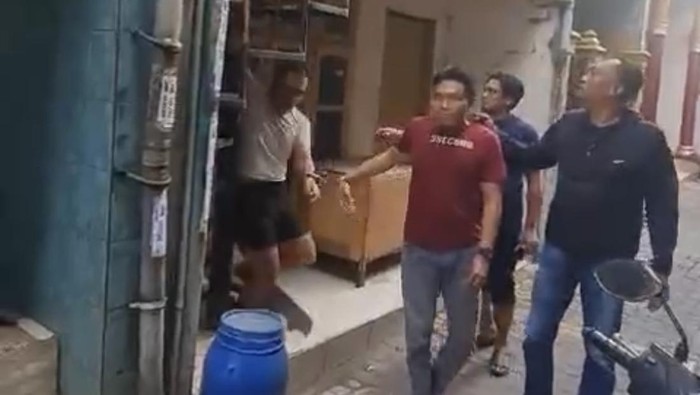 Penangkapan pelaku curanmor di Kediri.
