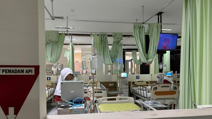 Ruangan hemodialisis di RSHS.