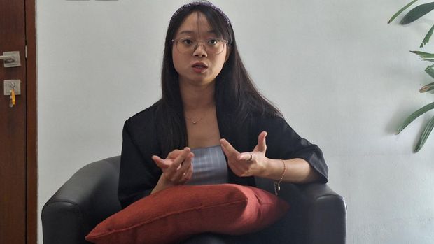 Sari Puteri Deta, konsultan mental health di Empowering Awareness Asia saat diwawancarai pada Kamis (20/6/2024).