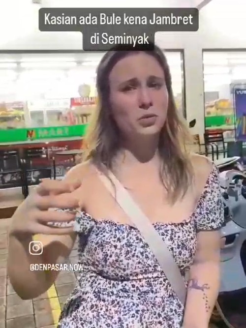 Warga asing dijambret di Seminyak, Badung, Bali.