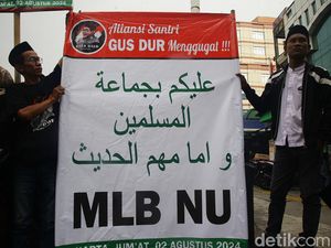 Demo PBNU, Aliansi Santri Gus Dur Desak Gus Yahya dan Gus Ipul Mundur