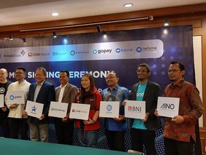 Artajasa Teken MOU Bareng Gopay-BNI, Realisasi Kartu Kredit Pemerintah