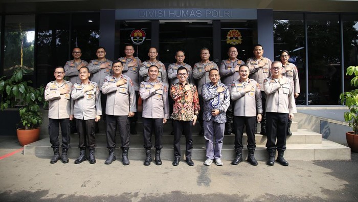Audiensi Divisi Humas Polri dan LAN (dok.Polri)