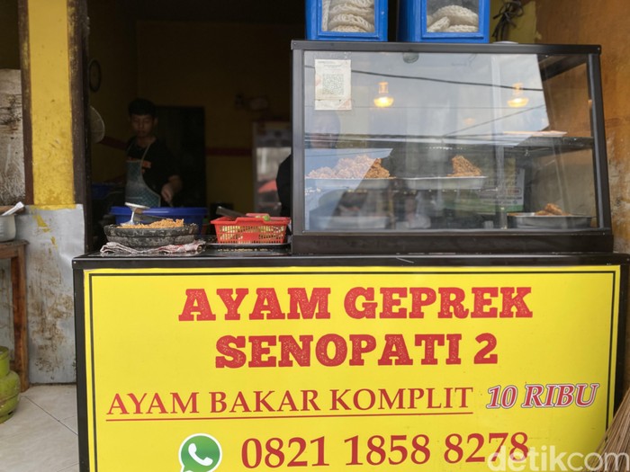 Ayam geprek crispy Senopati