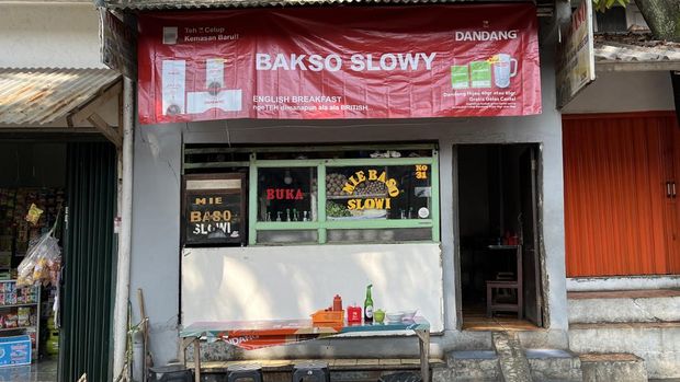 Bakso Slowy di Jalan Gudang Selatan, Bandung