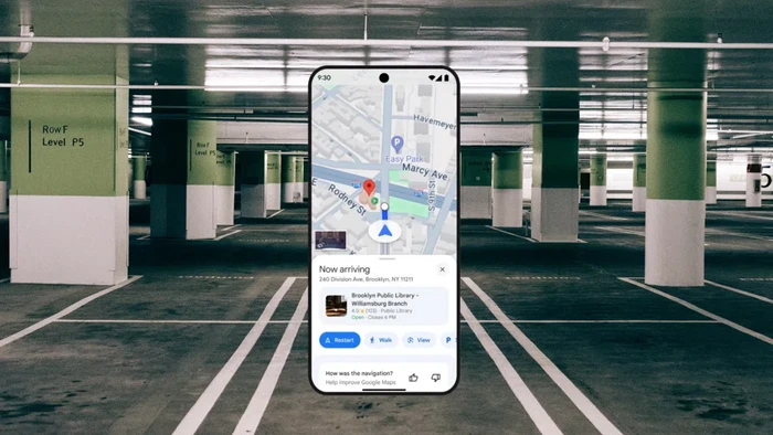 Fitur temukan parkir di Google Maps