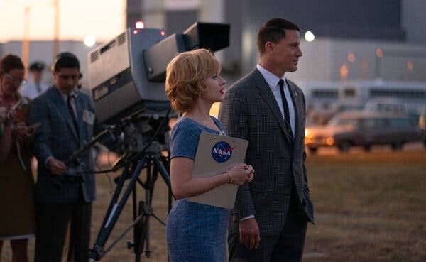 Cuplikan adegan dalam film Fly Me To The Moon.