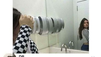 Kirain itu lensa bertumpuk, tahunya pengering tangan. Foto: CyranoYoshi via Bored Panda