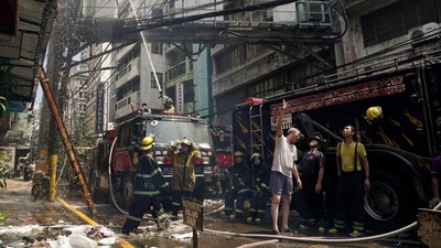 Kebakaran Melahap Gedung di Manila, 11 Orang Tewas