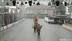 Hujan Deras Mengguyur Pembukaan Jember Fashion Carnival 2024