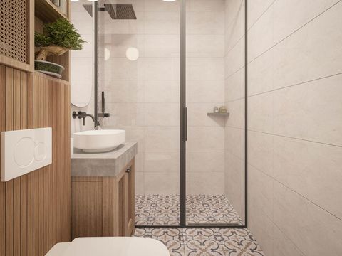 Ilustrasi kamar mandi