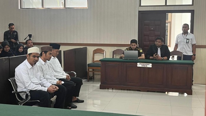 JPU saat sidang vonis Samsudin Cs.