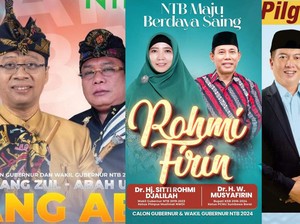 Survei OMI Pilgub NTB 2024: Zul-Uhel Tertinggi, Disusul Rohmi-Firin