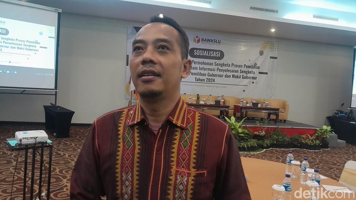 Koordinator Divisi Penyelesaian Sengketa Bawaslu Sumut, Joko Arief Budiono (Foto: Nizar Aldi/detikSumut)