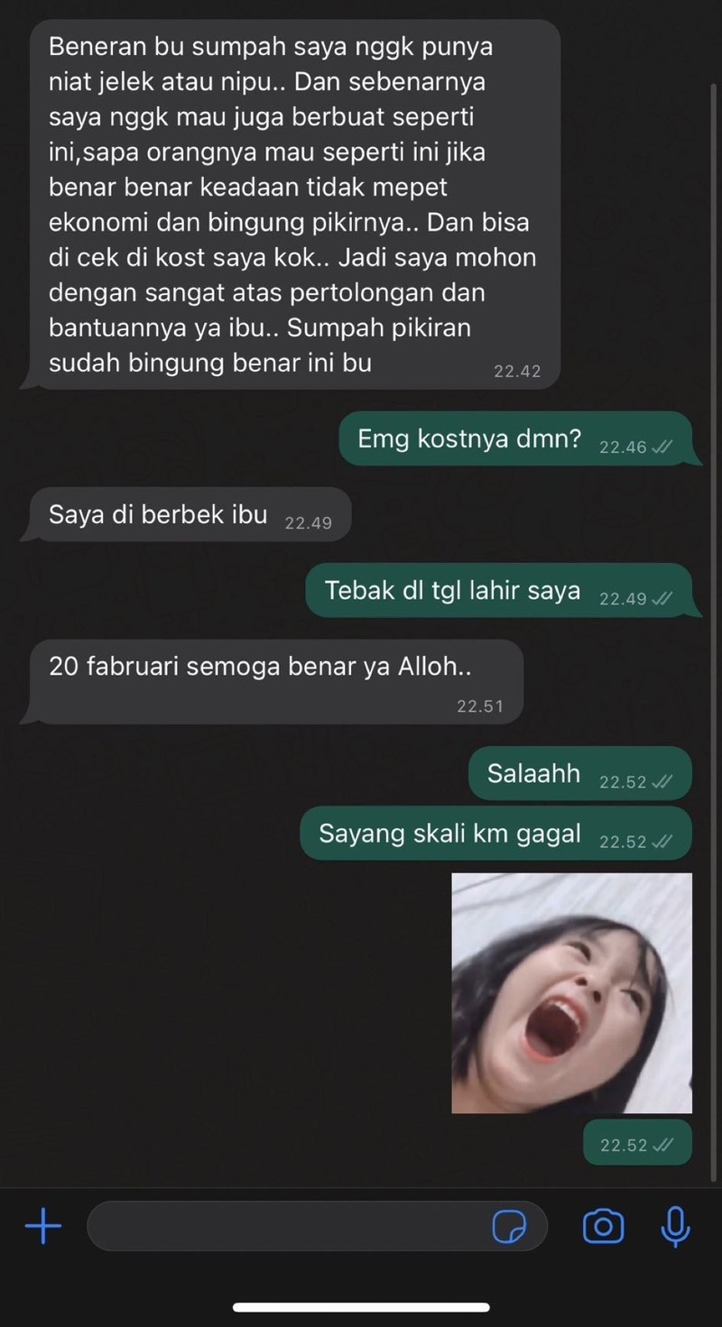 Sepintar-pintarnya seorang penipu, pasti ada hal yang membuat kedoknya terbongkar. Kayak yang berikut ini nih, detikers. Kasihan deh, lo!