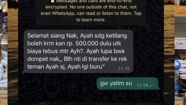 Kumpulan Chat Penipu Gagal Nipu, Kasihan Deh!