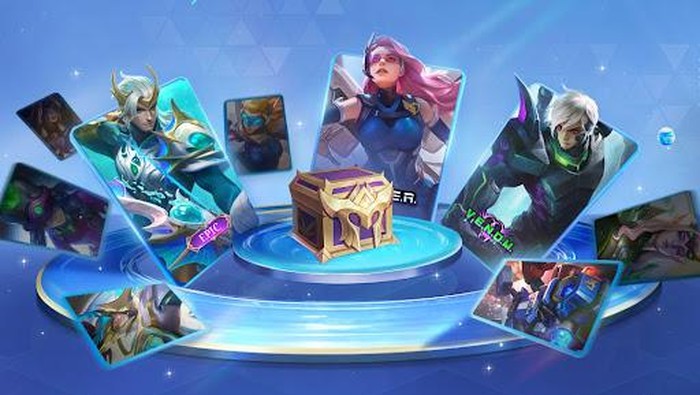 Dalam rangka merayakan ulang tahunnya yang ke-10, Moonton Games menawarkan skin Mobile Legends gratis. Pemain berkesempatan memperoleh skin epic hingga collector.