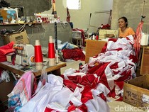 Omzet Perajin Bendera Kota Mojokerto Tembus Rp 200 Juta Selama Agustusan