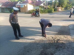 Polres Bone Bolango Usut Penyebab Polisi Tertabrak Mobil Damkar-Patah Tulang