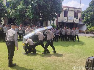 Jumlah TPS di Lubuklinggau Turun, Polres Gelar Simulasi Pengamanan Pilkada