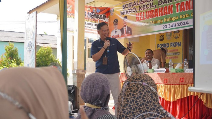 Pusri sosialaisasikan UMK dan Rumah BUMN.