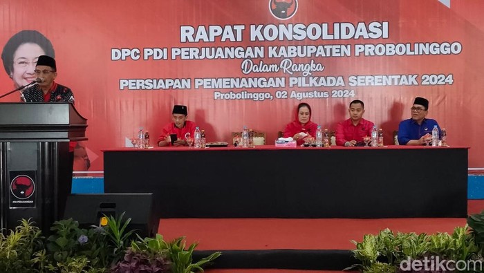 Rapat Konsolidasi DPC PDI-Perjuangan Kabupaten Probolinggo