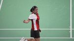 Potret Senangnya Gregoria Melaju ke 8 Besar Olimpiade 2024