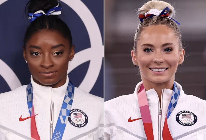 Simone Biles dan MyKayla Skinner