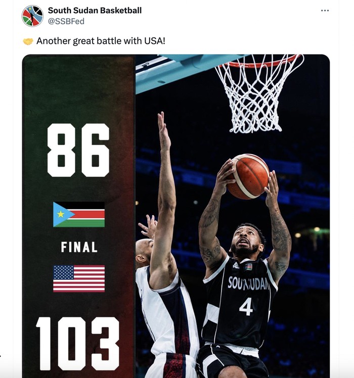Tim basket Sudan Selatan
