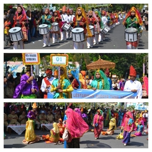 Tradisi Tama Lamong di Sumbawa. (Dok. Kemenag NTB)