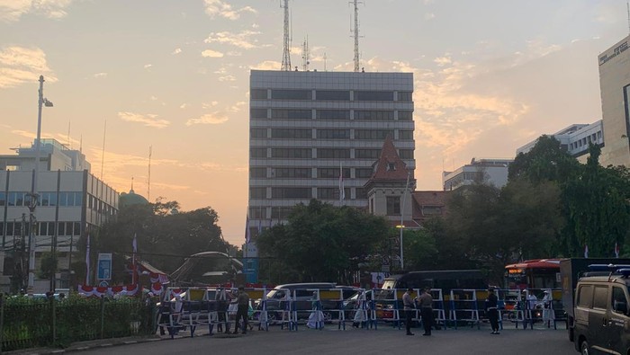 Massa Turun ke Jalan Depan Kedubes AS, Serukan Solidaritas untuk Palestina