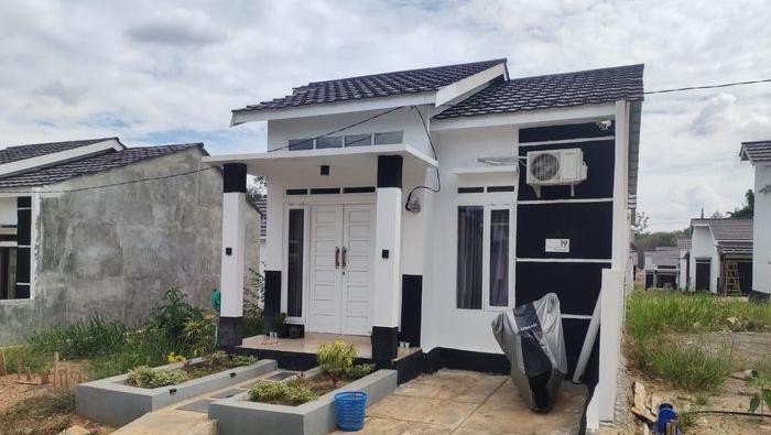 Penampakan rumah di Balai Pangeran Residence Balangan.