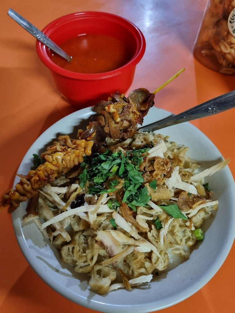 Bubur ayam buat makan malam