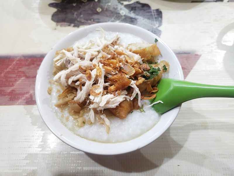 Bubur ayam buat makan malam