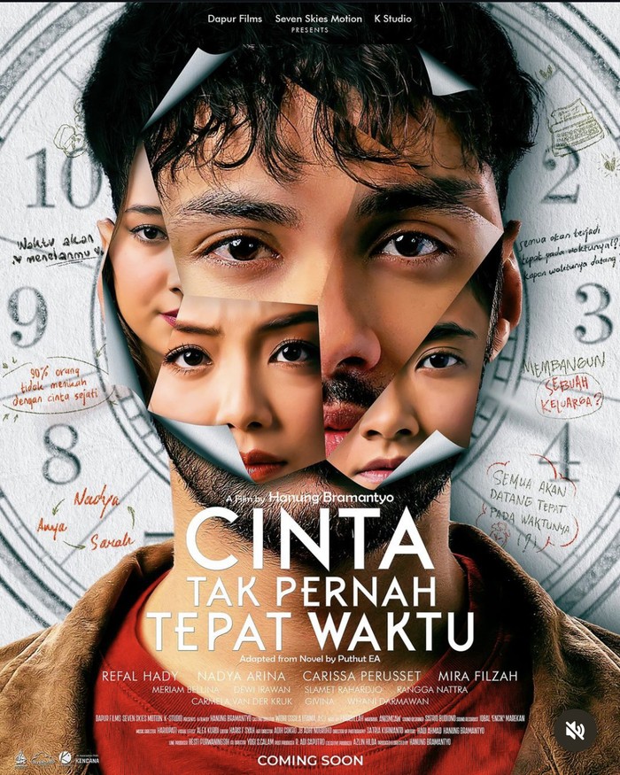 Cinta Tak Pernah Tepat Waktu Poster film Cinta Tak Pernah Tepat Waktu.