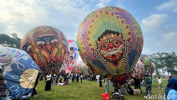 Festival balon udara Wonosobo, Sabtu (3/8/2024)