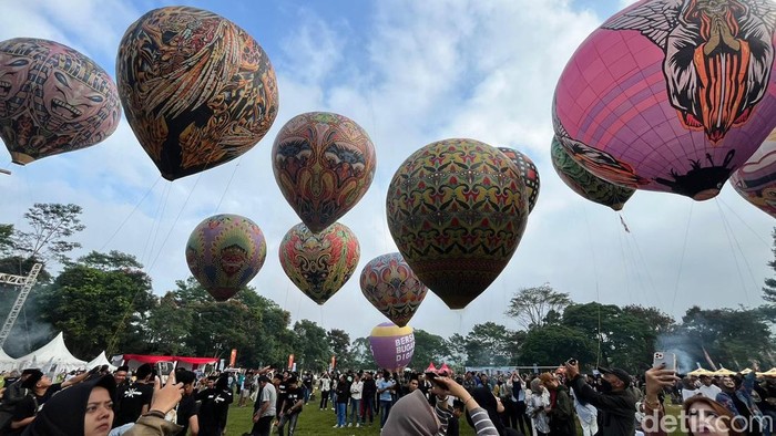 Festival balon udara Wonosobo, Sabtu (3/8/2024)