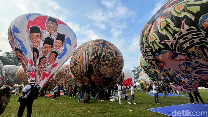 Festival balon udara Wonosobo, Sabtu (3/8/2024)
