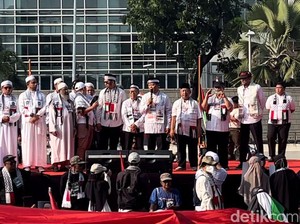 HNW Ikut Aksi Bela Palestina di Kedubes AS, Serukan Penghentian Genosida