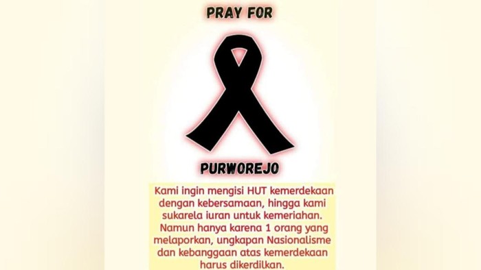 Meme yang ditulis oleh Ketua Pengurus Persatuan Perangkat Desa Indonesia (PPDI) Kabupaten Purworejo, Erwan Widi Ashari. Foto diunggah Sabtu (3/8/2024).