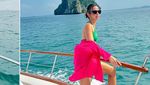 Serunya Liburan Nia Ramadhani dan Keluarga Naik Yacht