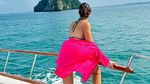 Serunya Liburan Nia Ramadhani dan Keluarga Naik Yacht