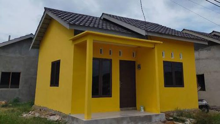 Penampakan rumah di Balangan Residence Tahap 6.